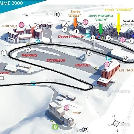 Apartment Aime 2000 - 2 Pieces 4 Pers. - Plagne Aime 2000 - G27ba2 Mae-7314 La Plagne